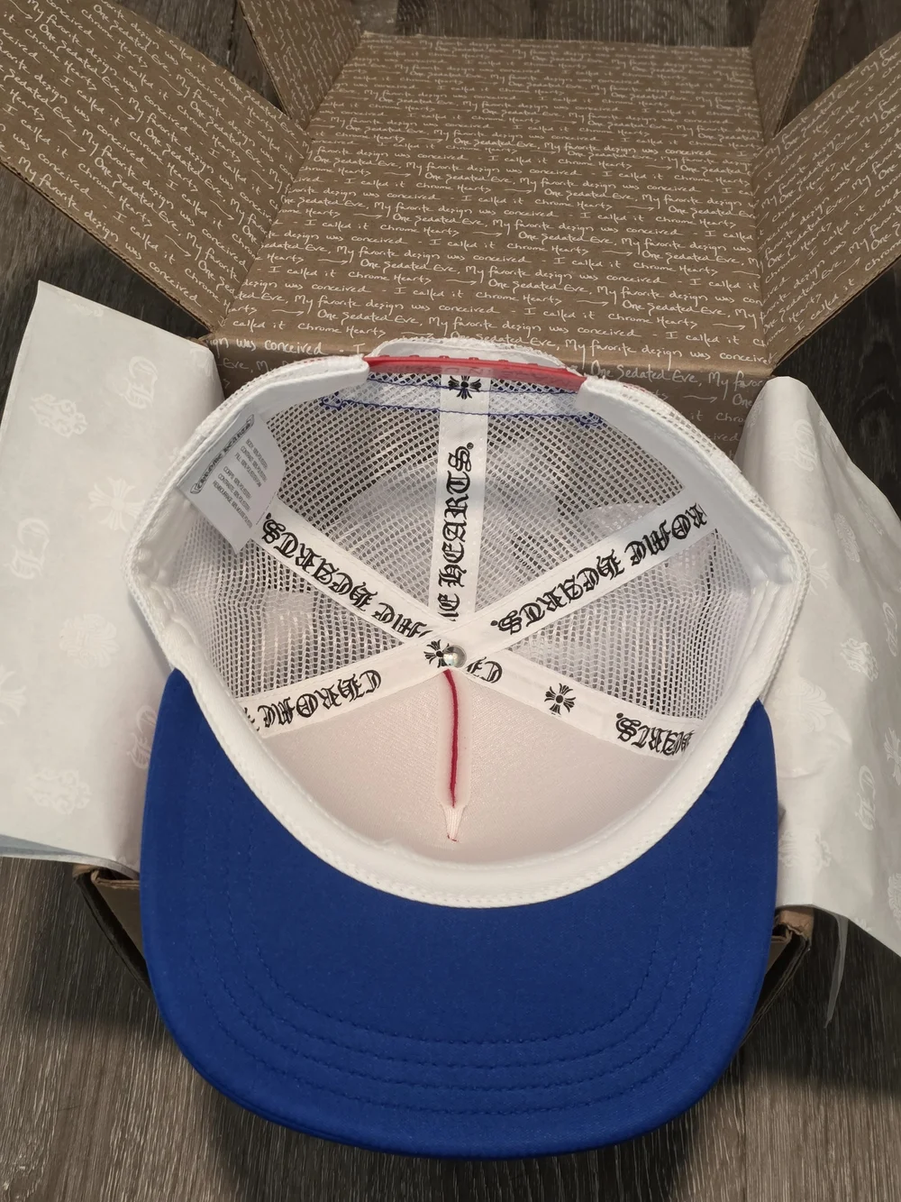 Chrome Hearts 2026 '4th Of July' Hollywood Trucker Hat